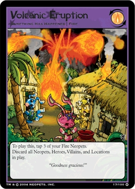 Volcanic Eruption - Foil